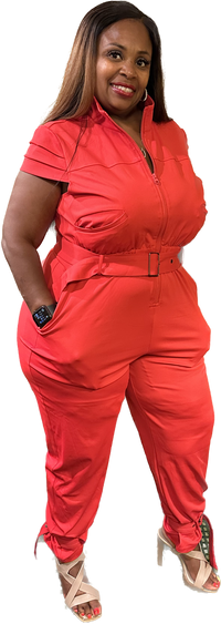 One-Piece Red NS Jumper Scrub