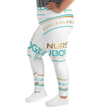 Plus Size All-Over Print Leggings